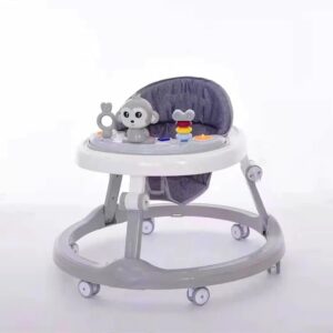 Trotteur Bébé Pliant avec Jouets Interactifs