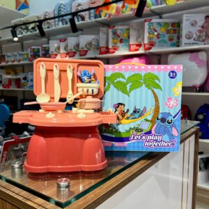 Mini Cuisine Enfant avec Ustensiles & Figurine Stitch